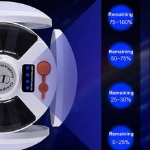 Solar Camping Lantern, Portable Tent Lamp with Hanging Hook, Folding LED Football Bulbs Rechargeable USB Camping Lights for Home, Office, Tent, Car, Emergency Outages (2pack) - 白色 - 查看 7