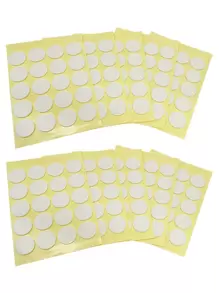 100 件/5 张蜡烛芯贴纸粘性耐热泡沫双面胶带用于蜡固定底座蜡烛制作耗材 - 随机颜色万圣节、幽灵、秋季、节日、节日圣诞节、冬季、节日、节日、房间装饰、礼物 - 彩色 - 查看 5