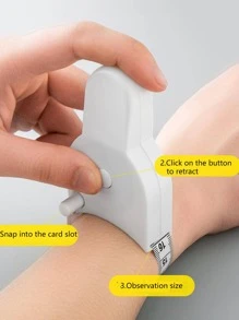 1pc Plastic Measuring Tape, Modernist Band Tape For Home Tape Measure - White - View 5