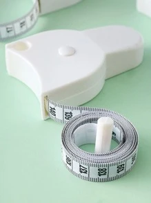 1pc Plastic Measuring Tape, Modernist Band Tape For Home Tape Measure - White - View 10