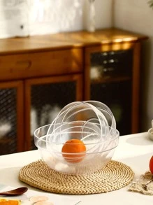 1pc Clear Bowl - Clear - View 3