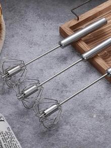 1 pieza Batidor de acero inoxidable - Plateado - Ver 3