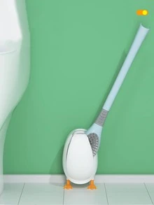 1pc Cartoon Design Toilet Cleaning Brush - Multicolor - View 2