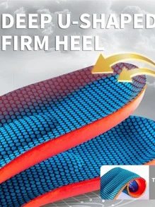 Đế giày thể thao Đế giày hấp thụ sốc Khử mùi Đệm thoáng khí Đế giày chạy bộ cho bàn chân Nam Nữ Đế giày, Đồ dùng học tập trở lại trường, Phụ kiện giày bốt cho giày nữ, Dùng ngoài trời, Thể thao, Du lịch, Gia đình, Văn phòng, Trường học - Màu xanh lam - Xem 3