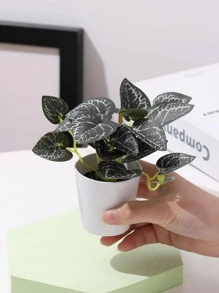 1 pieza Planta en maceta artificial - Multicolor - Ver 2