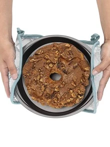 4pcs Contrast Binding Potholder - Silver - View 4