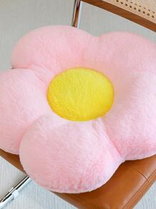 1pc Flower Cushion Office Classroom Chair Sofa Sun Petal Pillow Fart Cushion Decorative Pillow - Pink - View 1