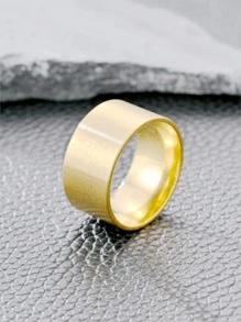 Fashion Minimalist Ring For Women For Daily Decoration - Gold - View 2