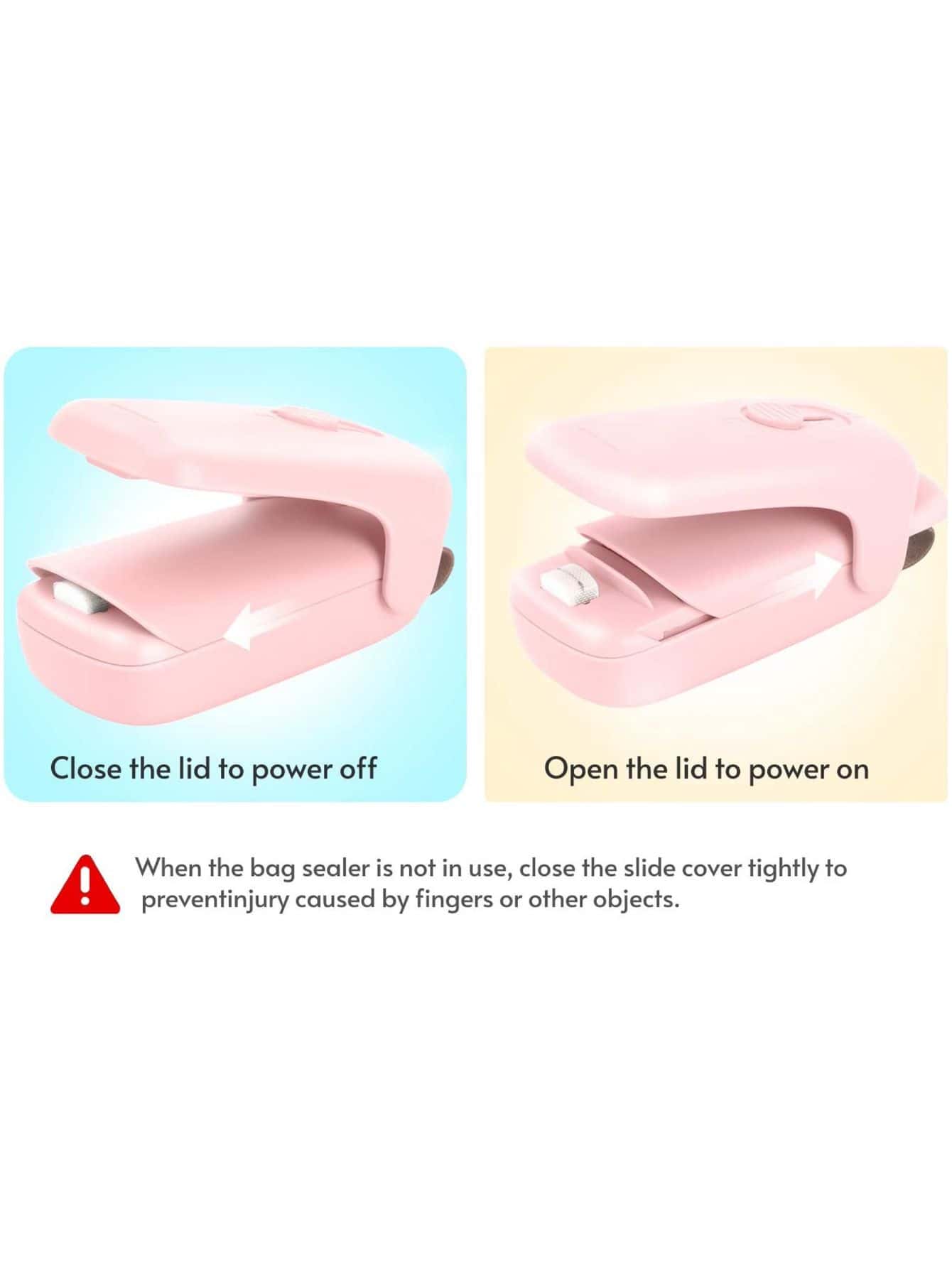 Mini Bag Sealer, 2 in 1 Portable Heat Sealer and Cutter, Chip Bag Food