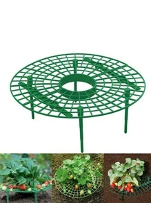 1 pieza de plástico apoyo a la planta minimalista unicolor fresa soporte para exterior