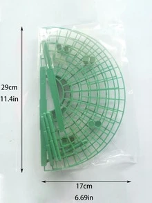 1 pieza de plástico apoyo a la planta minimalista unicolor fresa soporte para exterior