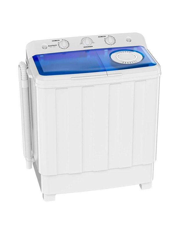 Auertech Portable Washing Machine, 28lbs Twin Tub Washer Mini Compact