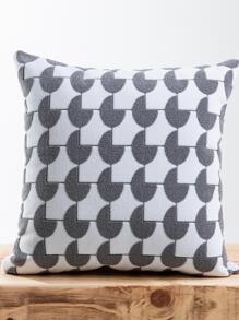 1pc Graphic Decorative Pillow, Modern Pillow For Home - Light Grey - View 1