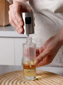 1 Bộ Xịt Dầu Ô Liu 100ml (1 Bình Xịt Dầu + 1 Phễu + 1 Bàn Chải Làm Sạch), Lon Dầu Thủy Tinh, Bình Xịt Dầu Nấu Ăn Nhà Bếp - Nhiều màu - Xem 6