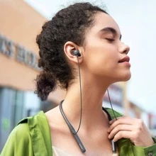 Soundcore Anker Life U2 Bluetooth Neckband Headphones with 24 H Playtime, 10 mm Drivers, Crystal-Clear Calls with CVC 8.0, USB-C Fast Charging, Foldable & Lightweight Build, IPX7 Waterproof - 黑色 - 查看 3