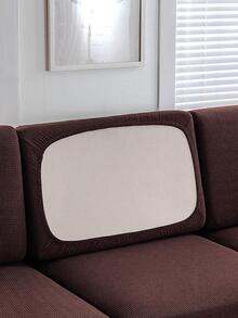 1入組普通沙發座套，客廳用簡易滌綸沙發靠墊套 - 咖啡棕 - 查看 8