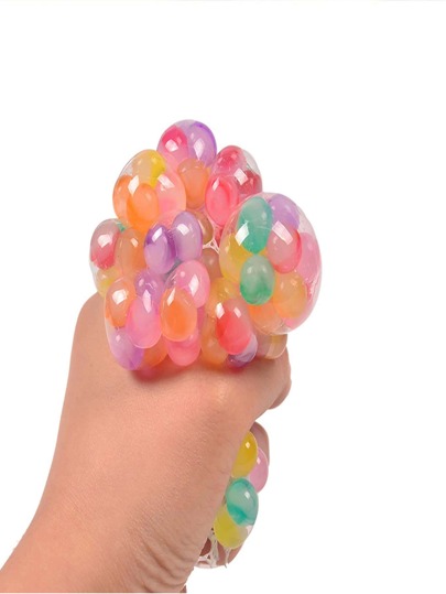 1pc Random Color Squeeze Toy, Simple Color Block Fidget Toy For Kids