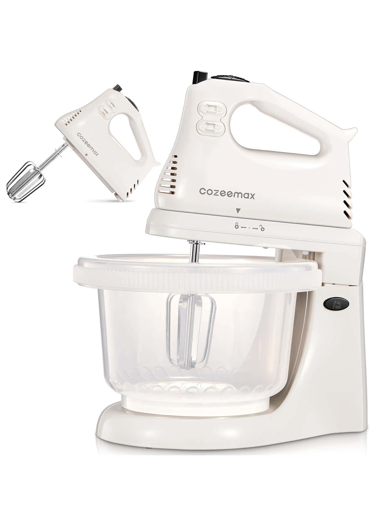 Cozeemax 2 in 1 Hand Mixers Kitchen Electric Stand mixer with bowl 3