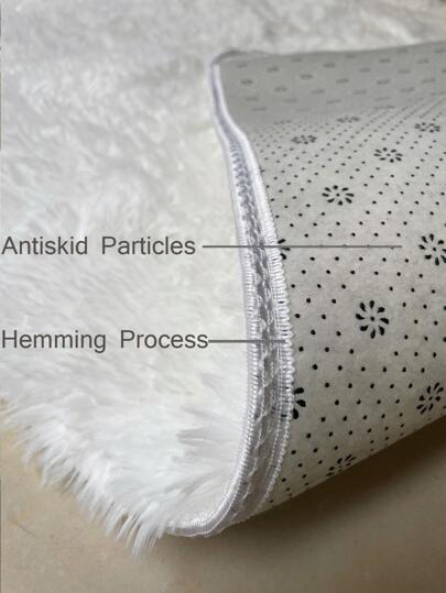 Zachte Moderne Indoor Large Shaggy Vloerkleed Bedroom Living Room Dorm Home ative Plush Fluffy Furry Fur Area Rugs Wit Comfy Accent Vloer Tapijt view 7