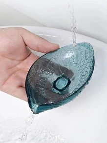 1入組塑膠肥皂排水肥皂盒適用於浴室 - 綠色 - 查看 3