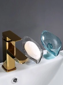 Giá đựng xà phòng bằng nhựa, Xả đĩa xà phòng cho phòng tắm - Xám - Xem 2