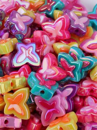10pcs/set Creative Butterfly Design DIY Bead For Women For DIY Jewelry Making
