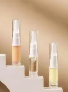 1pc 5ml Lotion Dispenser, Simple Mini Plastic Refillable Lotion Dispenser For Bathroom - Clear - View 2