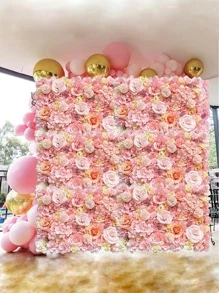 قطعة واحدة زهر صناعية لون شمبانيي قماش زهور اصطناعية خلفية زخارف الى منزل زخرفة