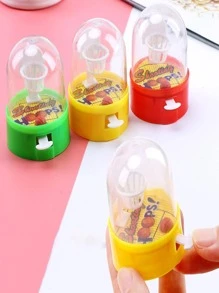 1 pieza con estampado de dibujos animados de color al azar mini dedo baloncesto tiroteo máquina para niños - Multicolor - Ver 1