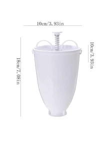 1入組麵糊分配器，家用白色塑料甜甜圈機 - 白色 - 查看 2