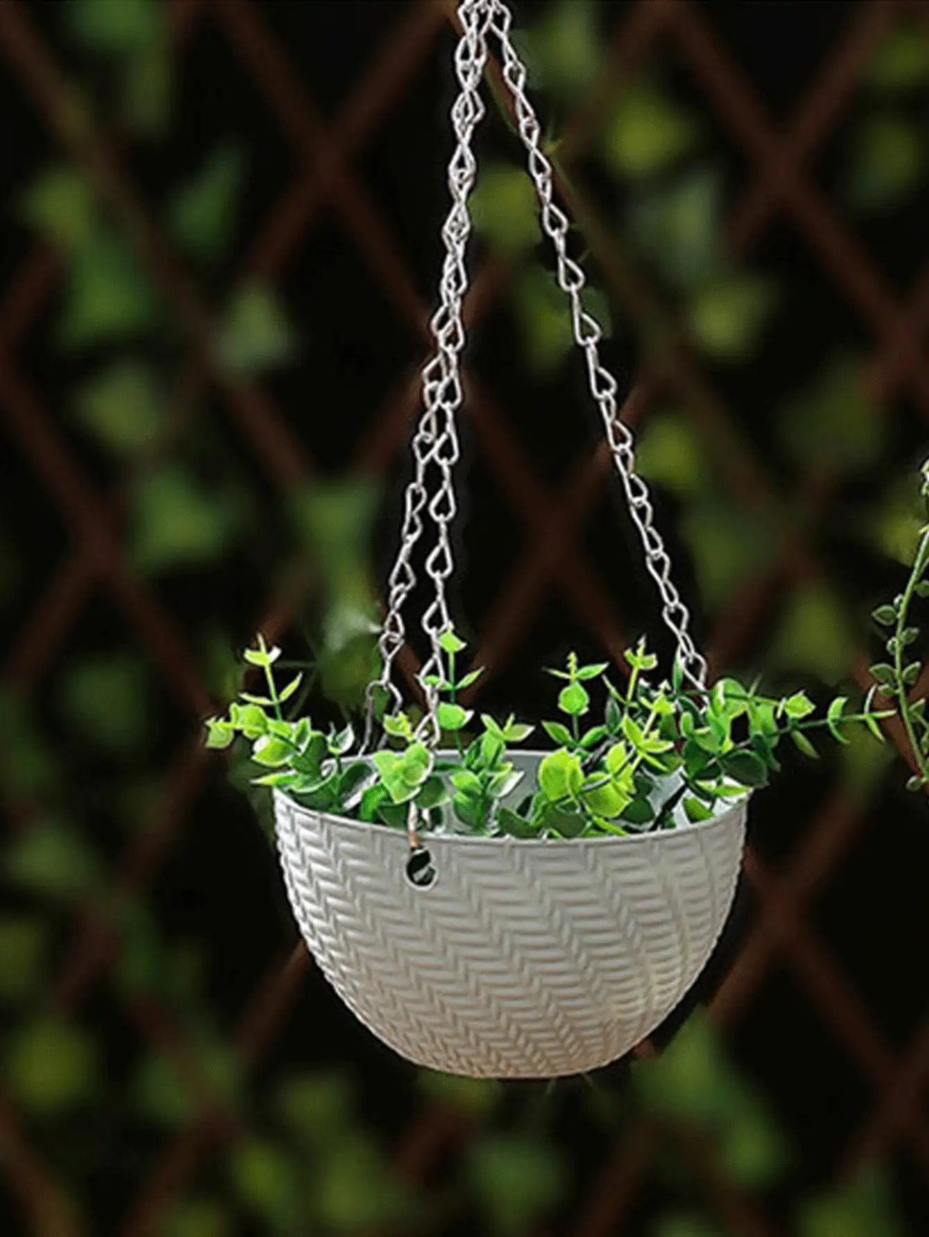 1 pieza Colgador de planta con cadena - Azul - Ver 4