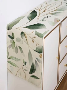 1 gói Thảm trải bàn họa tiết lá, Polyester Bàn bếp gia đình đầy màu sắc - Nhiều màu - Xem 2