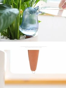1pc PS Self Watering Device, Modernist Bird Decor Plant Watering Device For Garden - Red - View 5