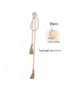 1 件装饰串珠流苏波西米亚风格装饰适用于桌椅和门、家居装饰、房间装饰、墙面装饰