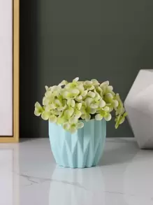 1 pieza Maceta liso sin flor - Azul - Ver 2