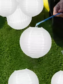 3pcs Plain Color Decorative Paper Lantern