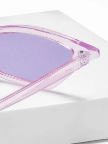 1 Cặp Mắt Mèo Unisex Gọng Kính Thời Trang Cho Cuộc Sống Hàng Ngày - Màu tím hoa cà - Xem 6