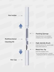 1入組塑膠清潔休閒長柄深層清潔刷適用於家庭 - 黑色 - 查看 5