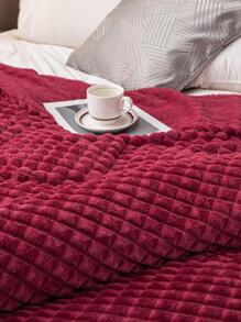 1 cái chăn mờ rắn - Màu Đỏ Sâu - Xem 4