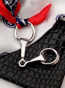 1入組女性素色時尚圍巾扣適用於日常