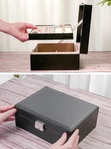 hộp đựng đồ trang sức nhiều lưới - màu đen - Xem 6