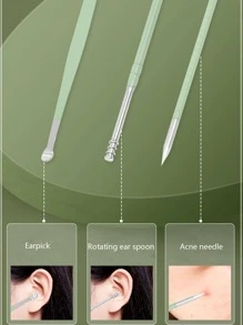 4pcs/8pcs/12pcs/16pcs A Set Stainless Steel Nail Clippers Set, Classic Nail Clippers For Home,Bag,Organizer,Storage - Green - View 9