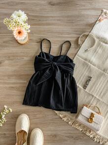 Women Tank Tops & Camis - Black - View 1