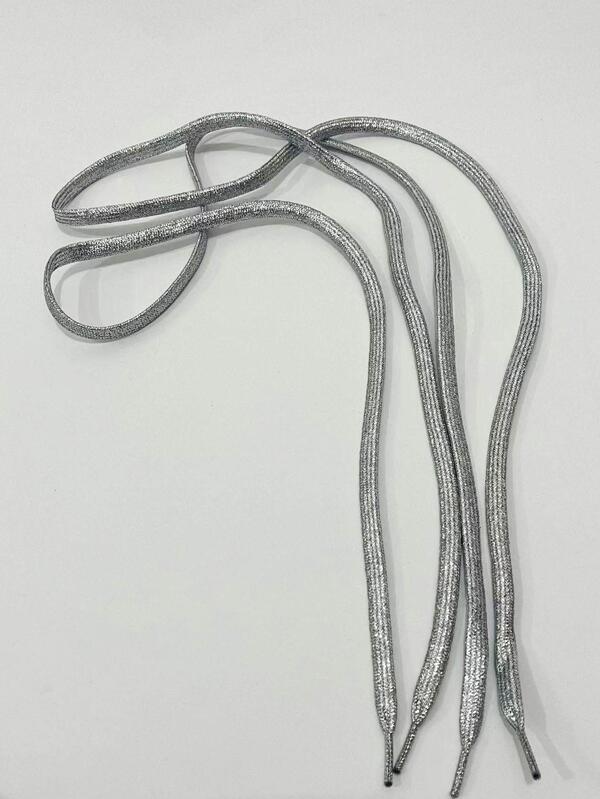 2pcs Silver Shoelaces, Stylish Shoelaces For Sneakers SHEIN USA