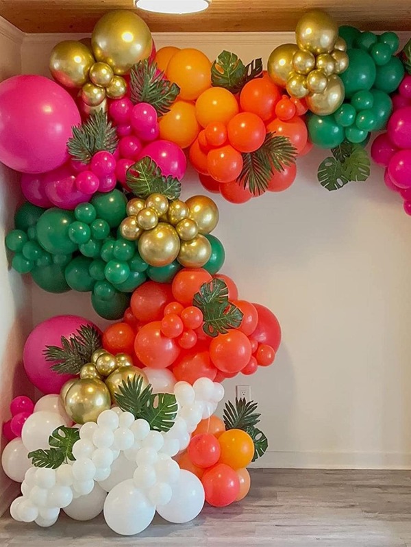 160pcs Leaf Design Decorative Balloon Garland SHEIN USA