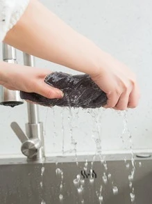 HYER KITCHEN 1 pezzo/5 pezzi Straccio di pulizia semplice, panno di pulizia in poliestere minimalista per casa, cucina, bagno, forniture per la casa