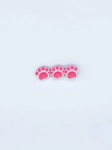 5 cái Phụ nữ Paw Decor Kẹp tóc dễ thương Kẹp tóc cá sấu - Nhiều màu - Xem 2