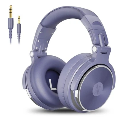  OneOdio Over-Ear Kids Headphones Pink With Mic-Noise Cancelling Earcups & Cute Design For Girls