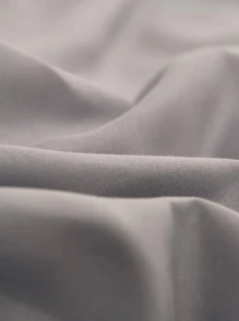 1pc Ruffle Decor Pillowcase Without Filler - Grey - View 3