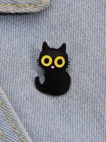 Cartoon Cat Brooch